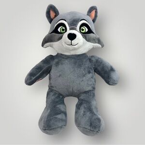 Build A Bear RACHEL RACCOON 17” Plush Grey White 2019 BABW